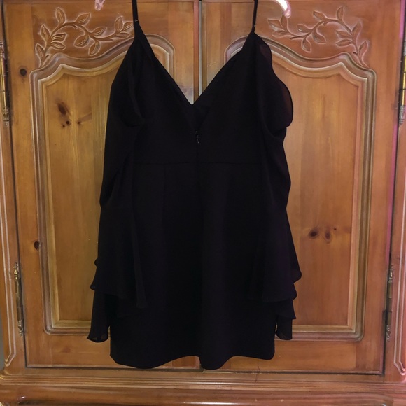 Bcbg Black Mini Dress - Picture 2 of 6